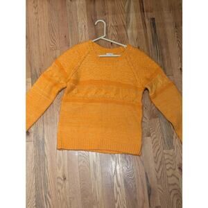 Love Riche Neon Orange Sweater medium